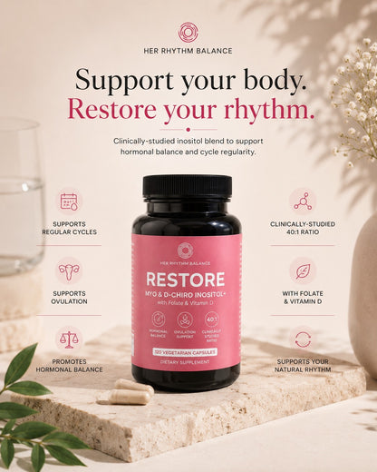Restore - PCOS Period Restoration (40:1 Inositol Blend)