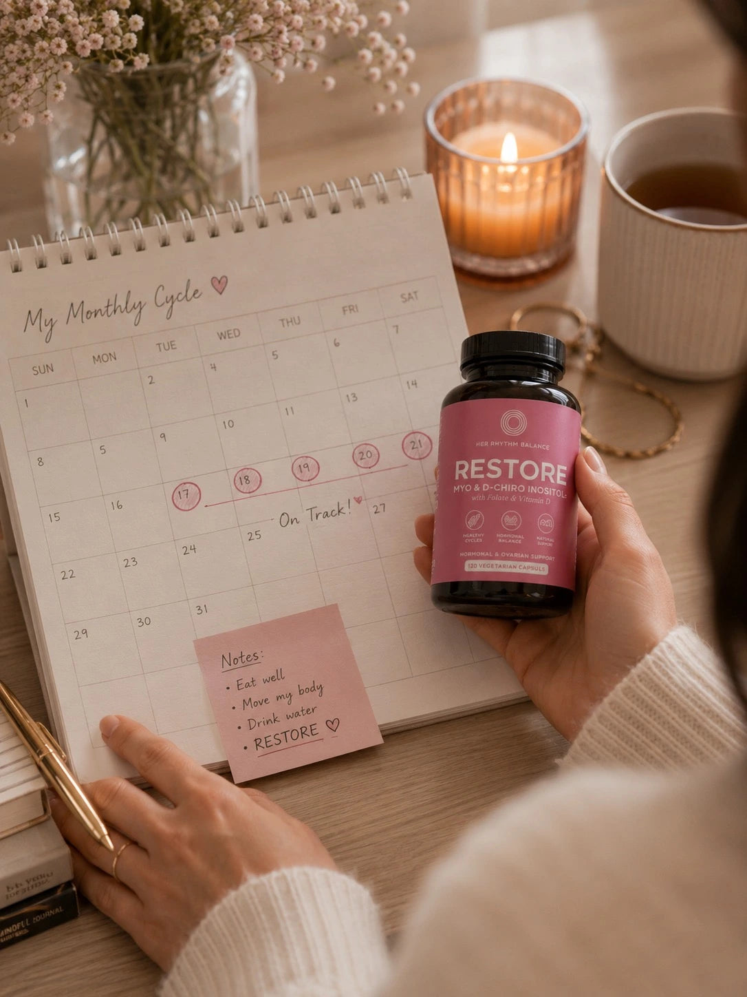 Restore - PCOS Period Restoration (40:1 Inositol Blend)